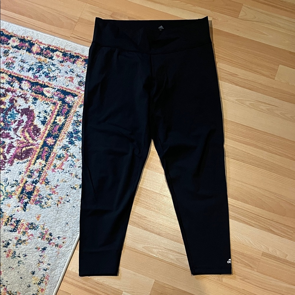 adidas Black High-Waist Athletic Tights